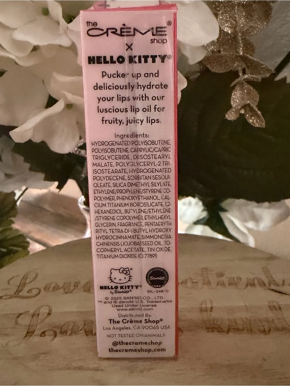 The Crème Shop x Hello Kitty Kawaii Kiss Lip Oil - Clear Shimmer (Watermelon)